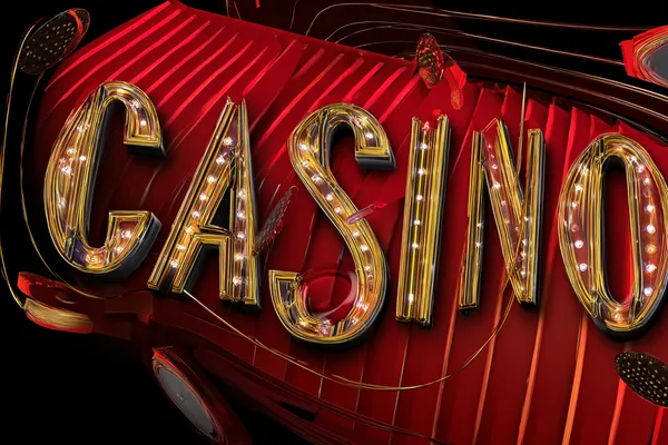 A glamorous woman holding casino chips in a neon-lit environment, representing the premium online casino atmosphere of MINIMEO.