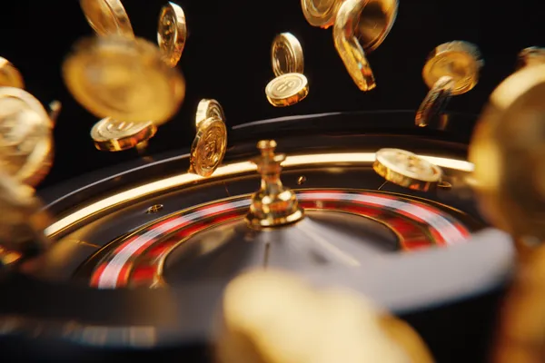 A confident dealer surrounded by casino chips inviting players to access their MINIMEO account, reflecting quick and easy login options.